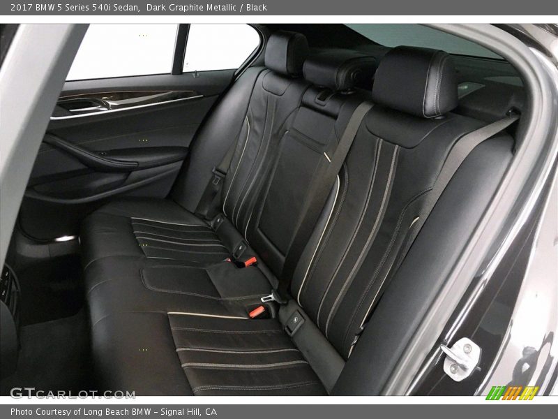 Dark Graphite Metallic / Black 2017 BMW 5 Series 540i Sedan
