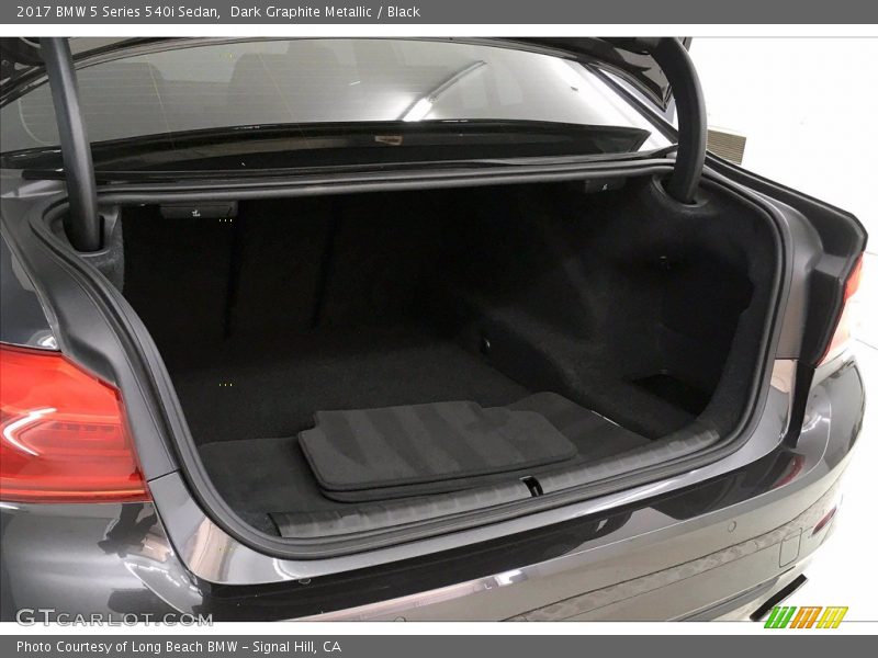 Dark Graphite Metallic / Black 2017 BMW 5 Series 540i Sedan