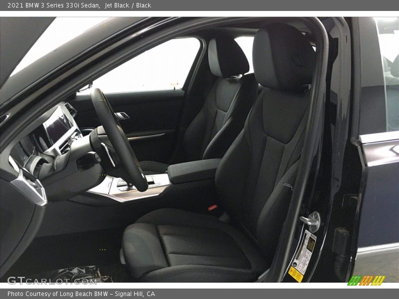 Jet Black / Black 2021 BMW 3 Series 330i Sedan
