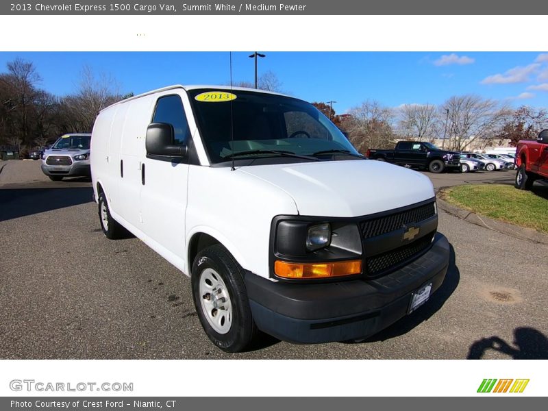 Summit White / Medium Pewter 2013 Chevrolet Express 1500 Cargo Van