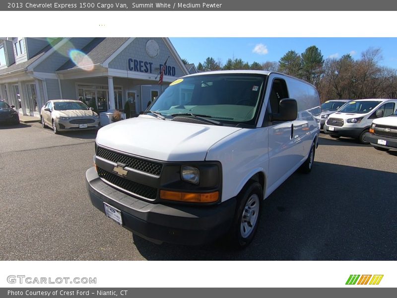 Summit White / Medium Pewter 2013 Chevrolet Express 1500 Cargo Van