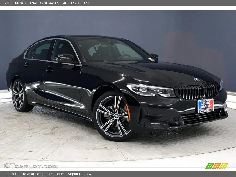 Jet Black / Black 2021 BMW 3 Series 330i Sedan