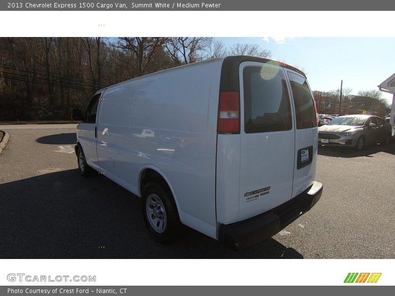 Summit White / Medium Pewter 2013 Chevrolet Express 1500 Cargo Van