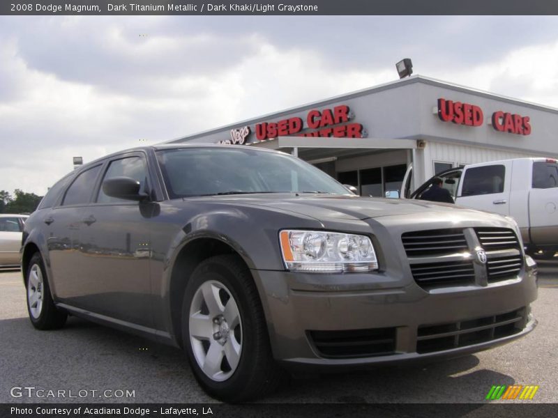 Dark Titanium Metallic / Dark Khaki/Light Graystone 2008 Dodge Magnum