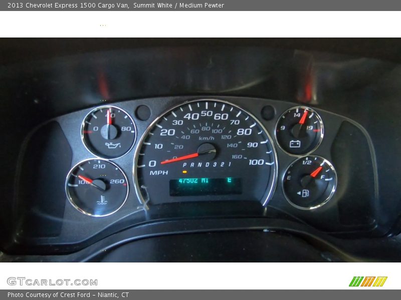 Summit White / Medium Pewter 2013 Chevrolet Express 1500 Cargo Van