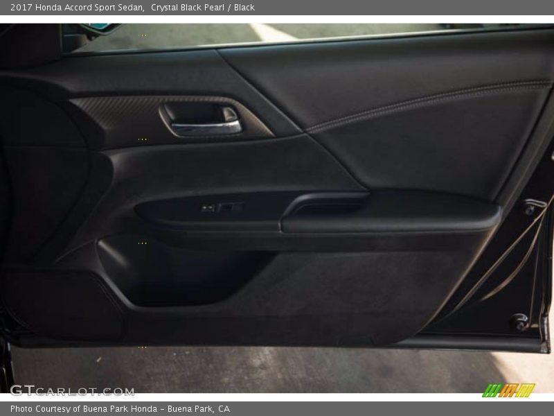 Crystal Black Pearl / Black 2017 Honda Accord Sport Sedan