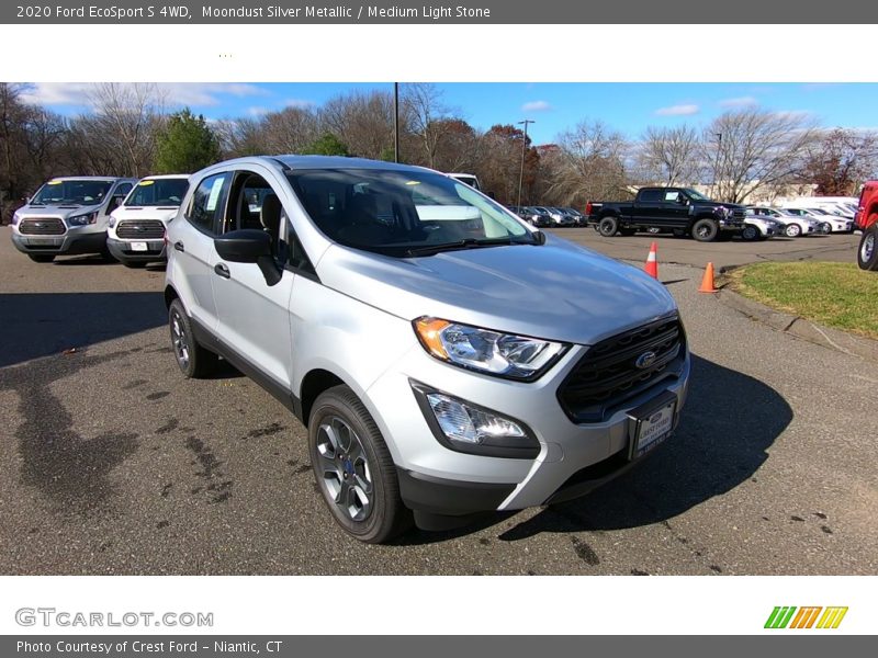 Moondust Silver Metallic / Medium Light Stone 2020 Ford EcoSport S 4WD