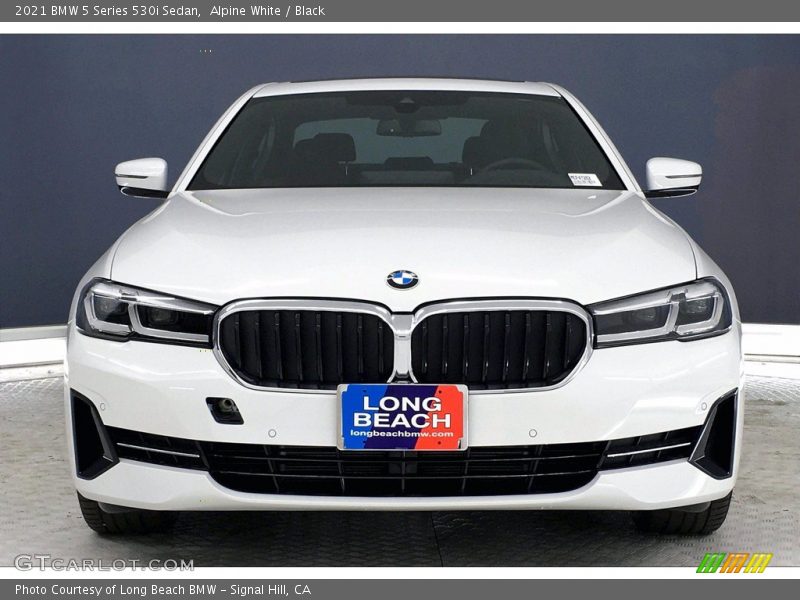 Alpine White / Black 2021 BMW 5 Series 530i Sedan