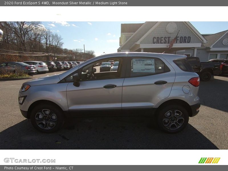 Moondust Silver Metallic / Medium Light Stone 2020 Ford EcoSport S 4WD