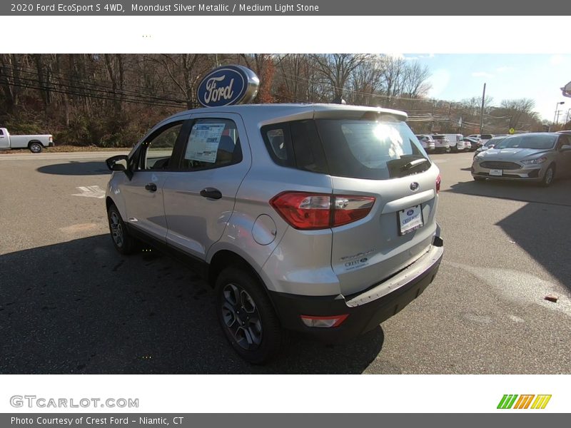 Moondust Silver Metallic / Medium Light Stone 2020 Ford EcoSport S 4WD