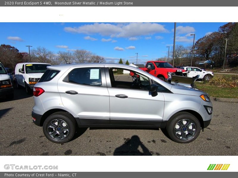 Moondust Silver Metallic / Medium Light Stone 2020 Ford EcoSport S 4WD