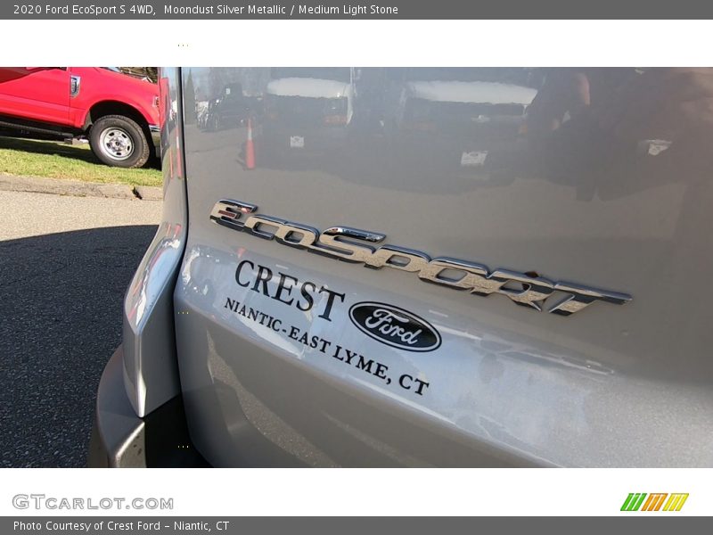 Moondust Silver Metallic / Medium Light Stone 2020 Ford EcoSport S 4WD
