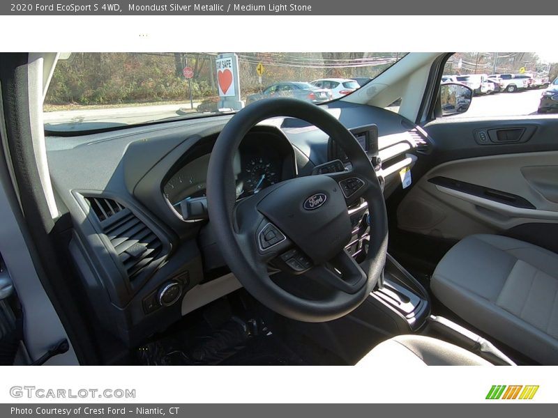 Moondust Silver Metallic / Medium Light Stone 2020 Ford EcoSport S 4WD