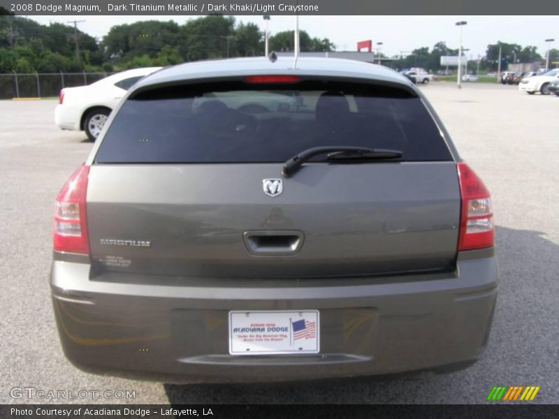 Dark Titanium Metallic / Dark Khaki/Light Graystone 2008 Dodge Magnum