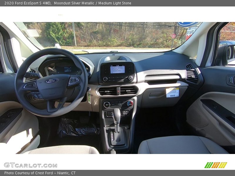 Moondust Silver Metallic / Medium Light Stone 2020 Ford EcoSport S 4WD