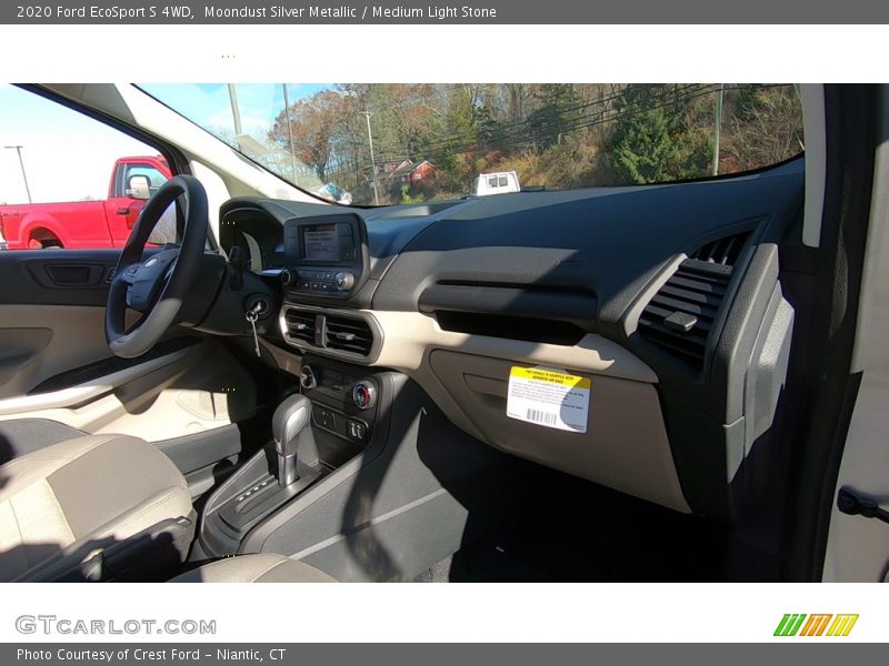 Moondust Silver Metallic / Medium Light Stone 2020 Ford EcoSport S 4WD