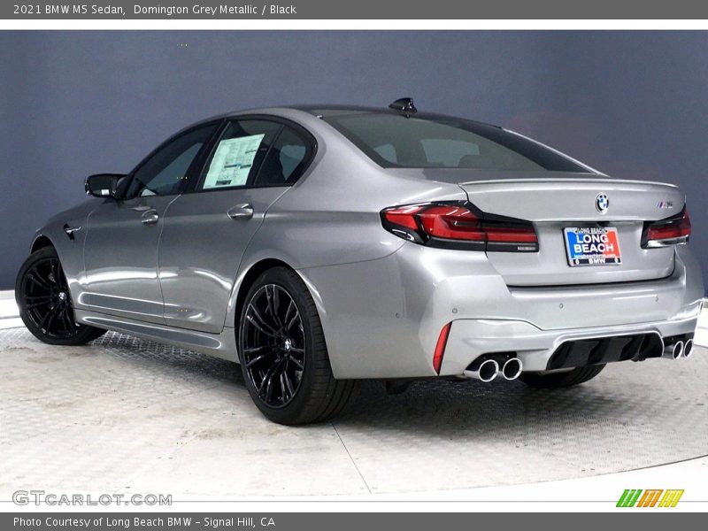 Domington Grey Metallic / Black 2021 BMW M5 Sedan