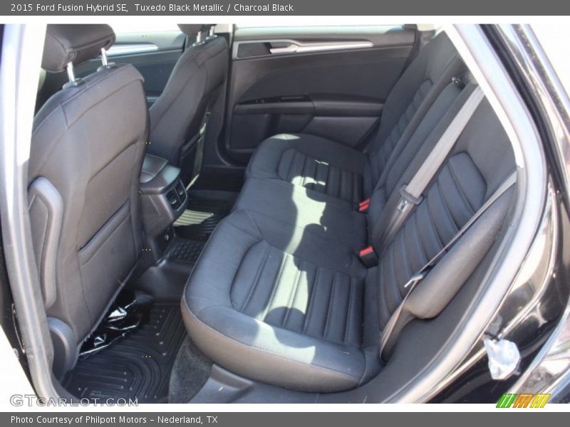 Tuxedo Black Metallic / Charcoal Black 2015 Ford Fusion Hybrid SE