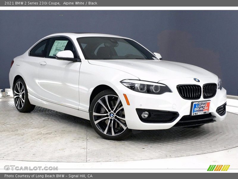 Alpine White / Black 2021 BMW 2 Series 230i Coupe