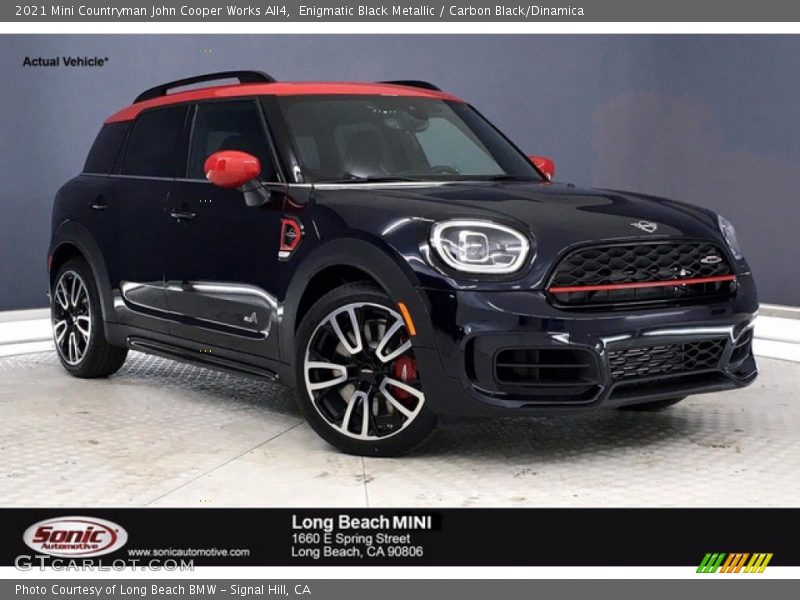 Enigmatic Black Metallic / Carbon Black/Dinamica 2021 Mini Countryman John Cooper Works All4
