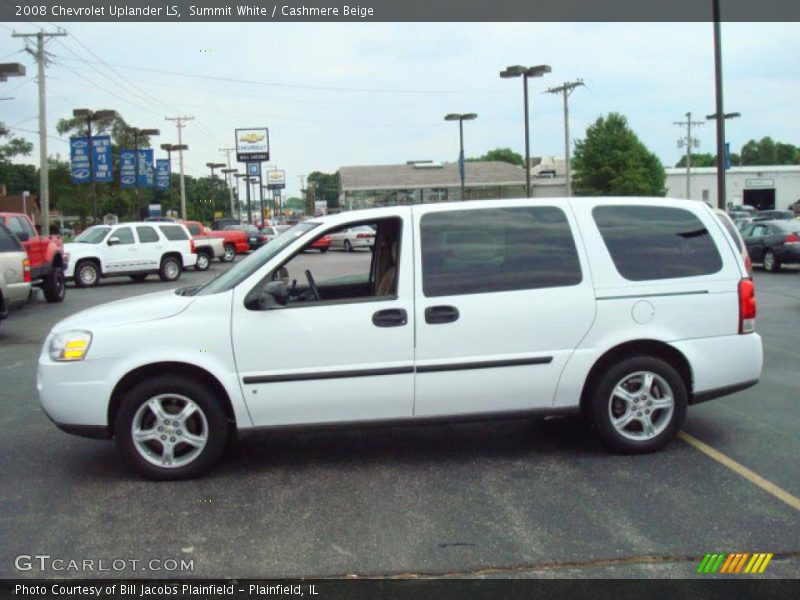 Summit White / Cashmere Beige 2008 Chevrolet Uplander LS
