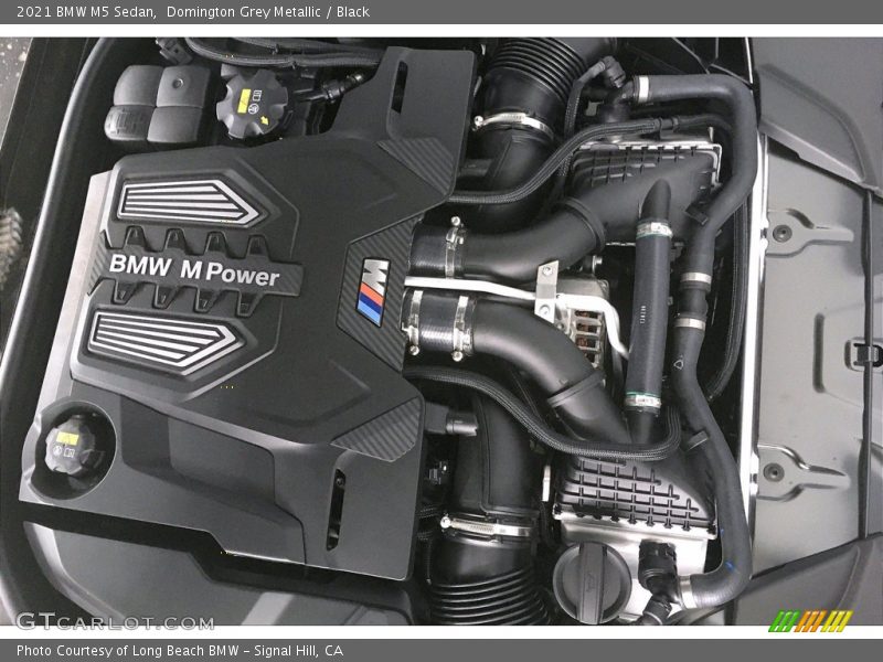  2021 M5 Sedan Engine - 4.4 Liter M TwinPower Turbocharged DOHC 32-Valve VVT V8