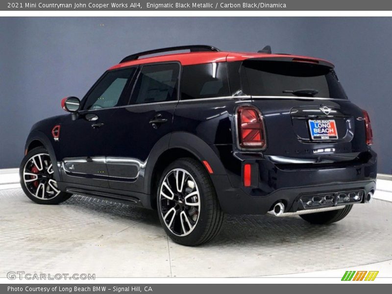Enigmatic Black Metallic / Carbon Black/Dinamica 2021 Mini Countryman John Cooper Works All4