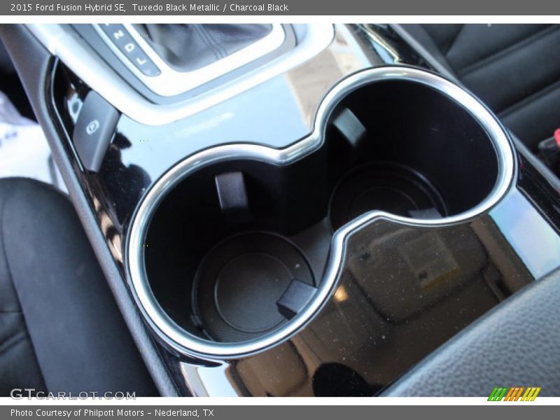 Tuxedo Black Metallic / Charcoal Black 2015 Ford Fusion Hybrid SE