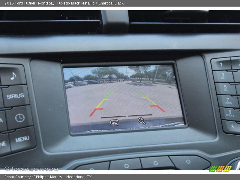 Tuxedo Black Metallic / Charcoal Black 2015 Ford Fusion Hybrid SE