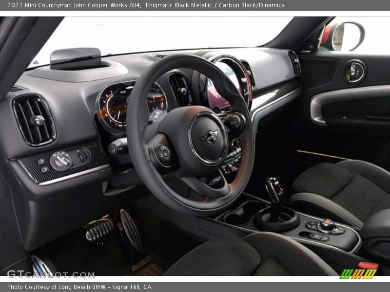 Enigmatic Black Metallic / Carbon Black/Dinamica 2021 Mini Countryman John Cooper Works All4