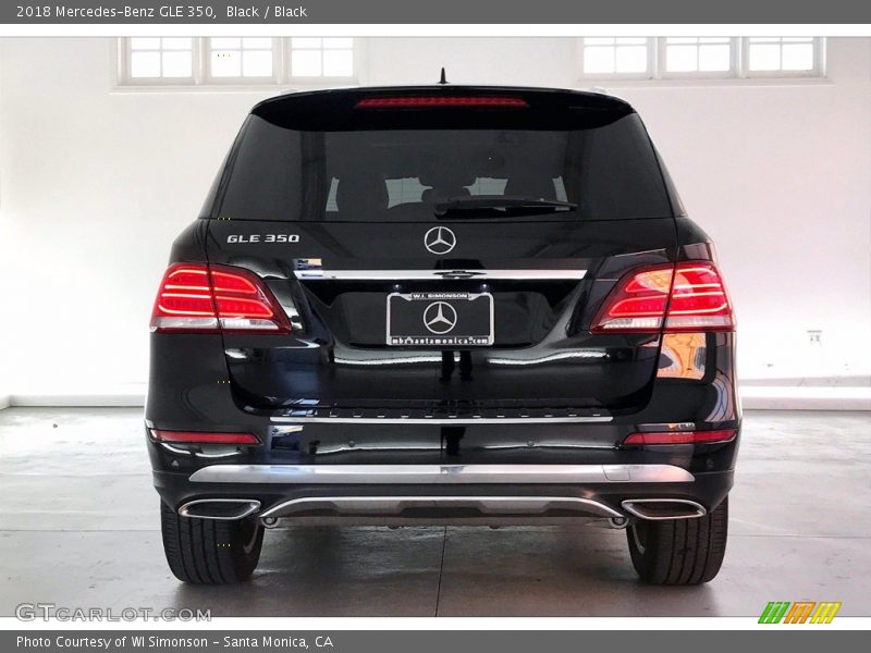 Black / Black 2018 Mercedes-Benz GLE 350