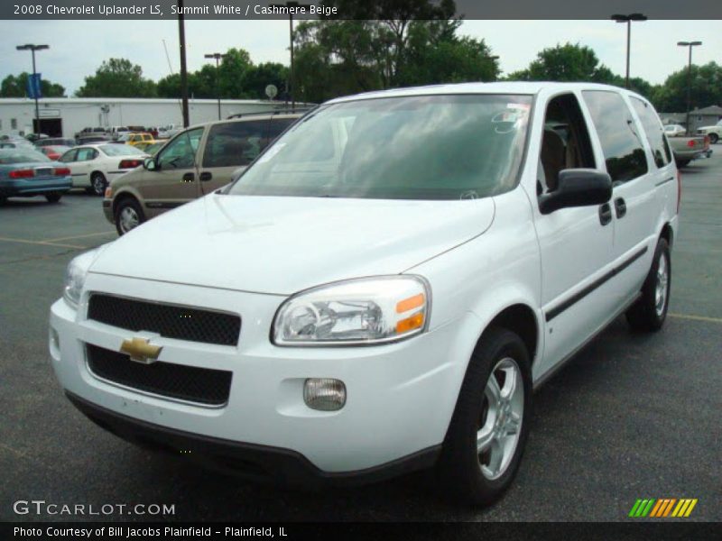 Summit White / Cashmere Beige 2008 Chevrolet Uplander LS