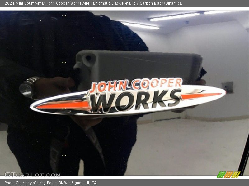 Enigmatic Black Metallic / Carbon Black/Dinamica 2021 Mini Countryman John Cooper Works All4