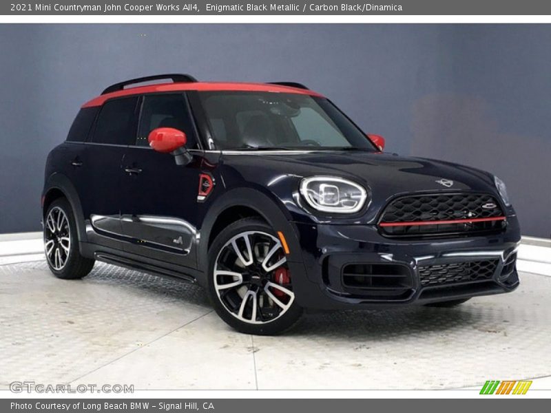 Enigmatic Black Metallic / Carbon Black/Dinamica 2021 Mini Countryman John Cooper Works All4