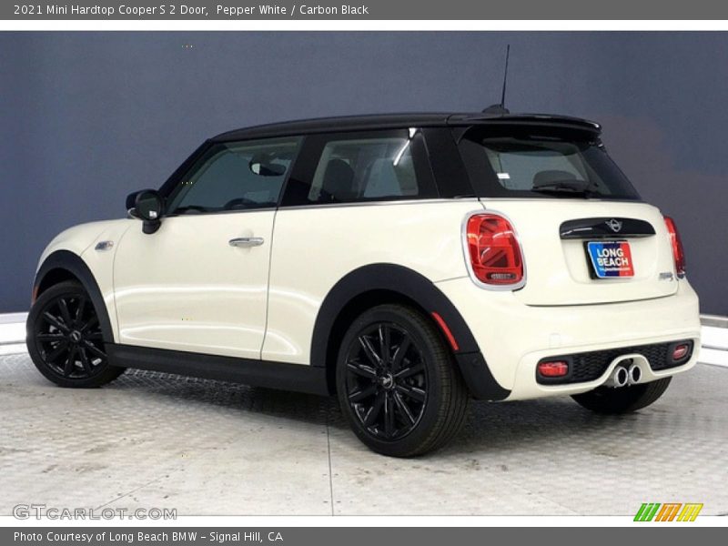 Pepper White / Carbon Black 2021 Mini Hardtop Cooper S 2 Door
