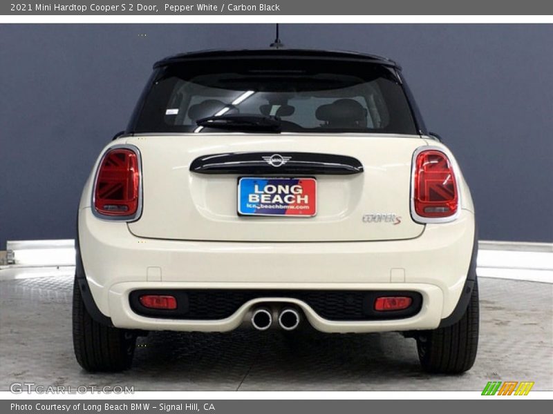 Pepper White / Carbon Black 2021 Mini Hardtop Cooper S 2 Door