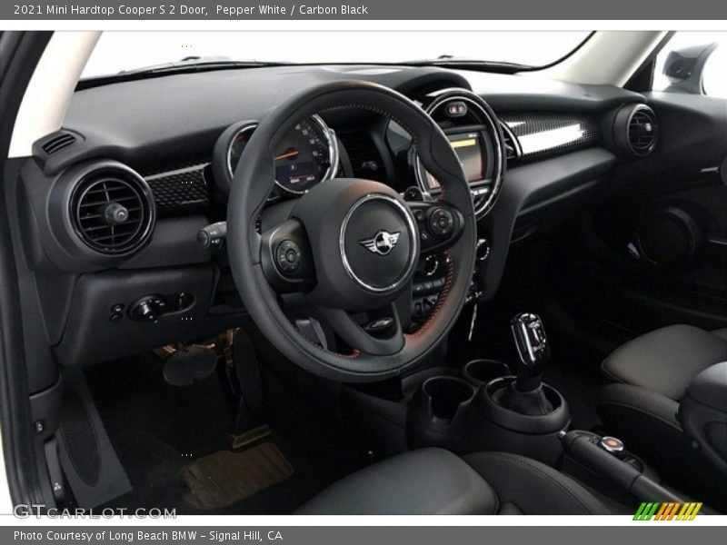 Pepper White / Carbon Black 2021 Mini Hardtop Cooper S 2 Door