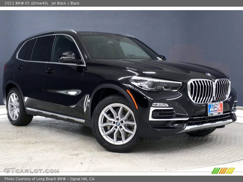 Jet Black / Black 2021 BMW X5 sDrive40i