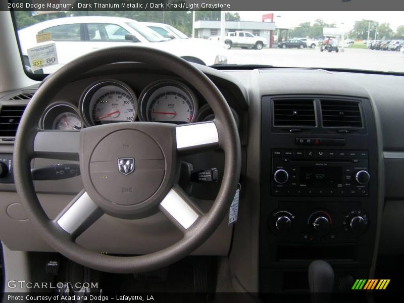 Dark Titanium Metallic / Dark Khaki/Light Graystone 2008 Dodge Magnum