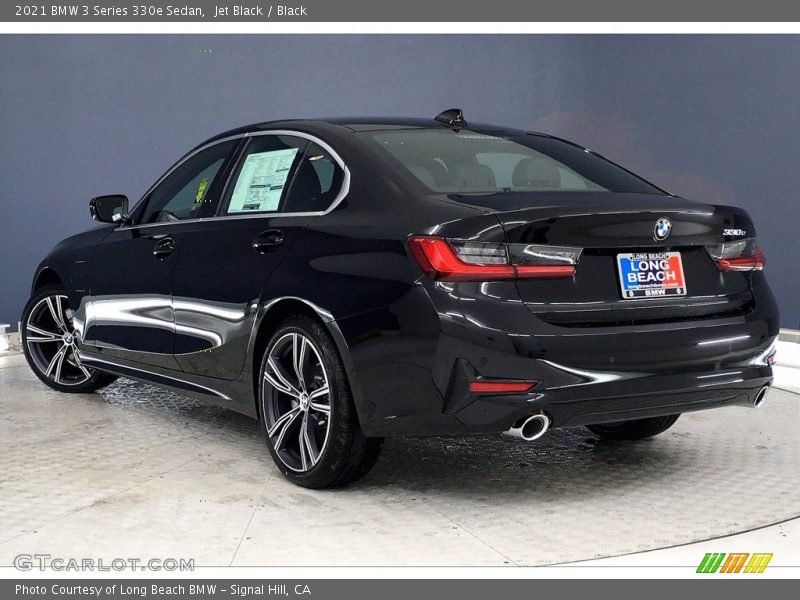 Jet Black / Black 2021 BMW 3 Series 330e Sedan
