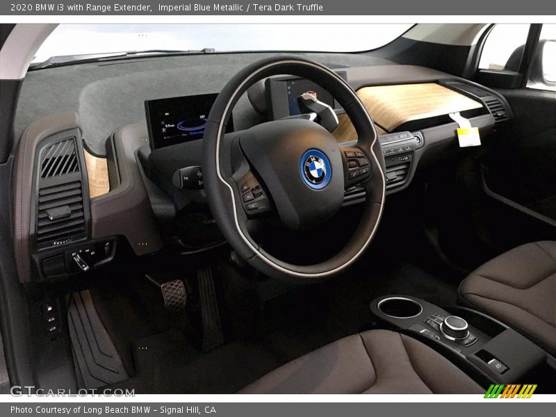 Imperial Blue Metallic / Tera Dark Truffle 2020 BMW i3 with Range Extender