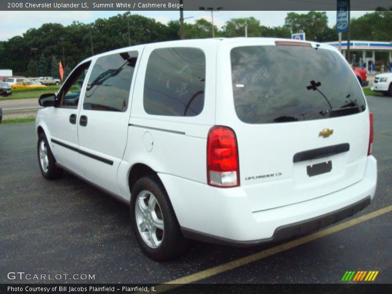 Summit White / Cashmere Beige 2008 Chevrolet Uplander LS