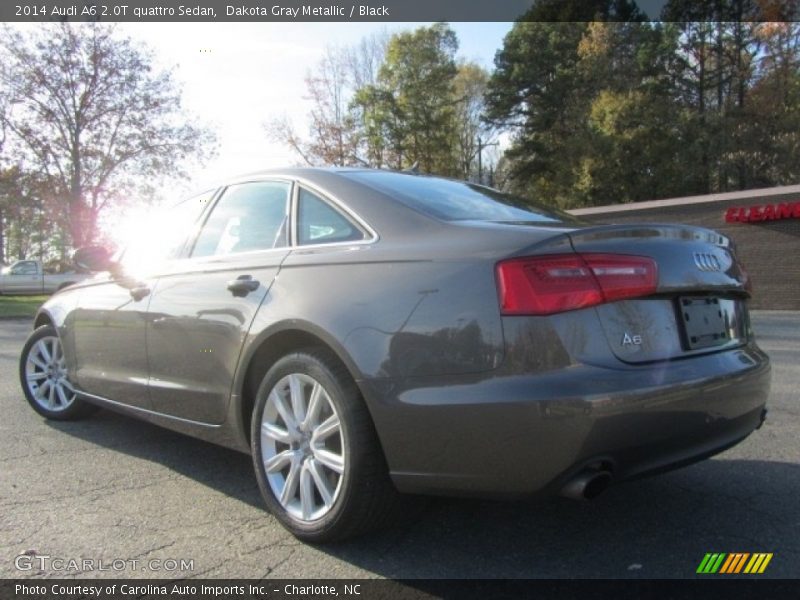 Dakota Gray Metallic / Black 2014 Audi A6 2.0T quattro Sedan