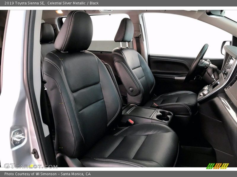  2019 Sienna SE Black Interior