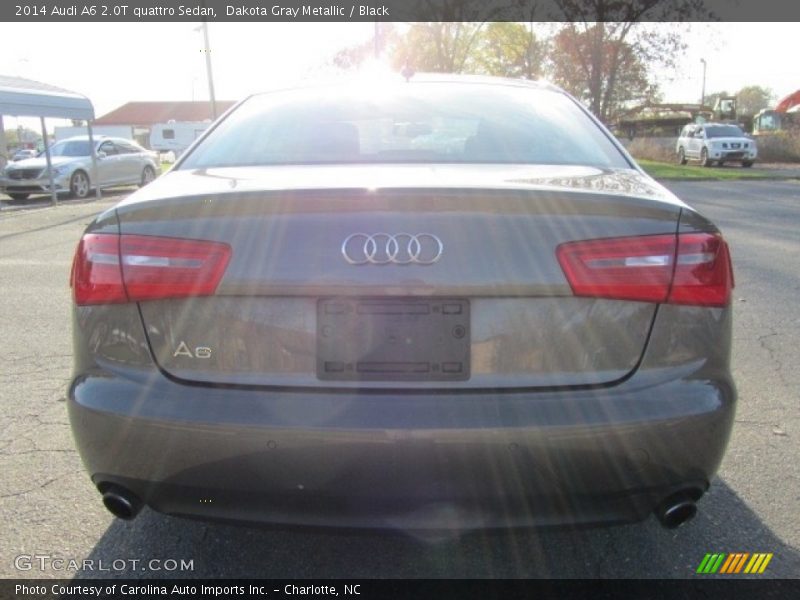 Dakota Gray Metallic / Black 2014 Audi A6 2.0T quattro Sedan