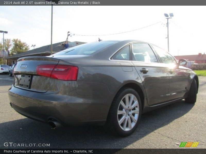 Dakota Gray Metallic / Black 2014 Audi A6 2.0T quattro Sedan