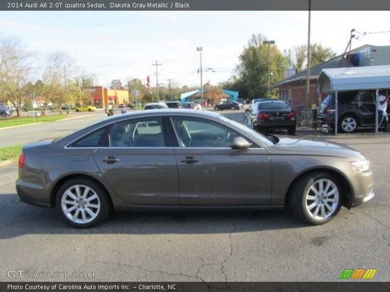 Dakota Gray Metallic / Black 2014 Audi A6 2.0T quattro Sedan