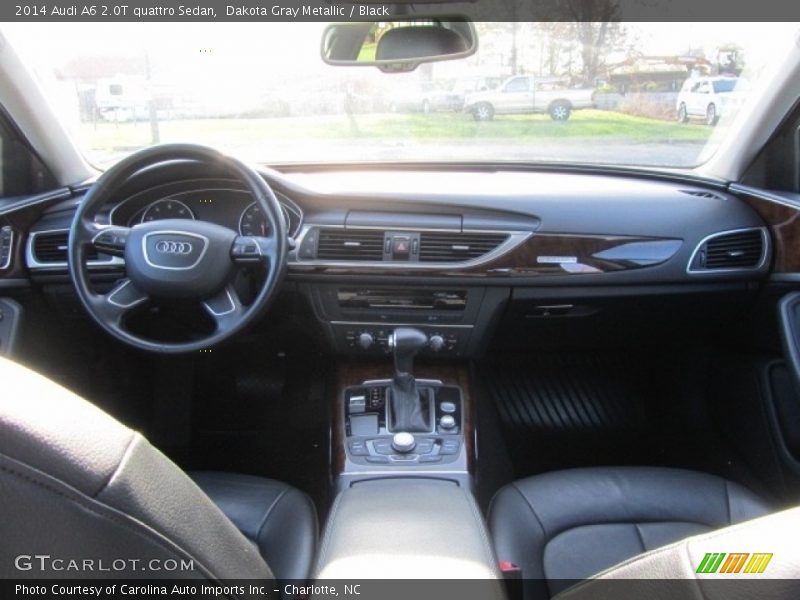Dakota Gray Metallic / Black 2014 Audi A6 2.0T quattro Sedan