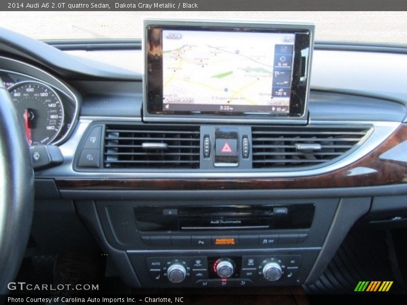 Dakota Gray Metallic / Black 2014 Audi A6 2.0T quattro Sedan