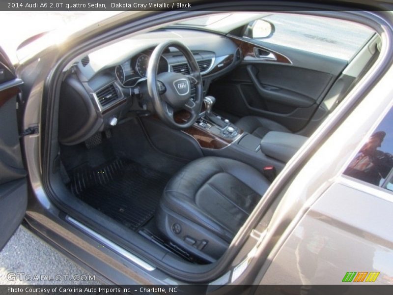 Dakota Gray Metallic / Black 2014 Audi A6 2.0T quattro Sedan
